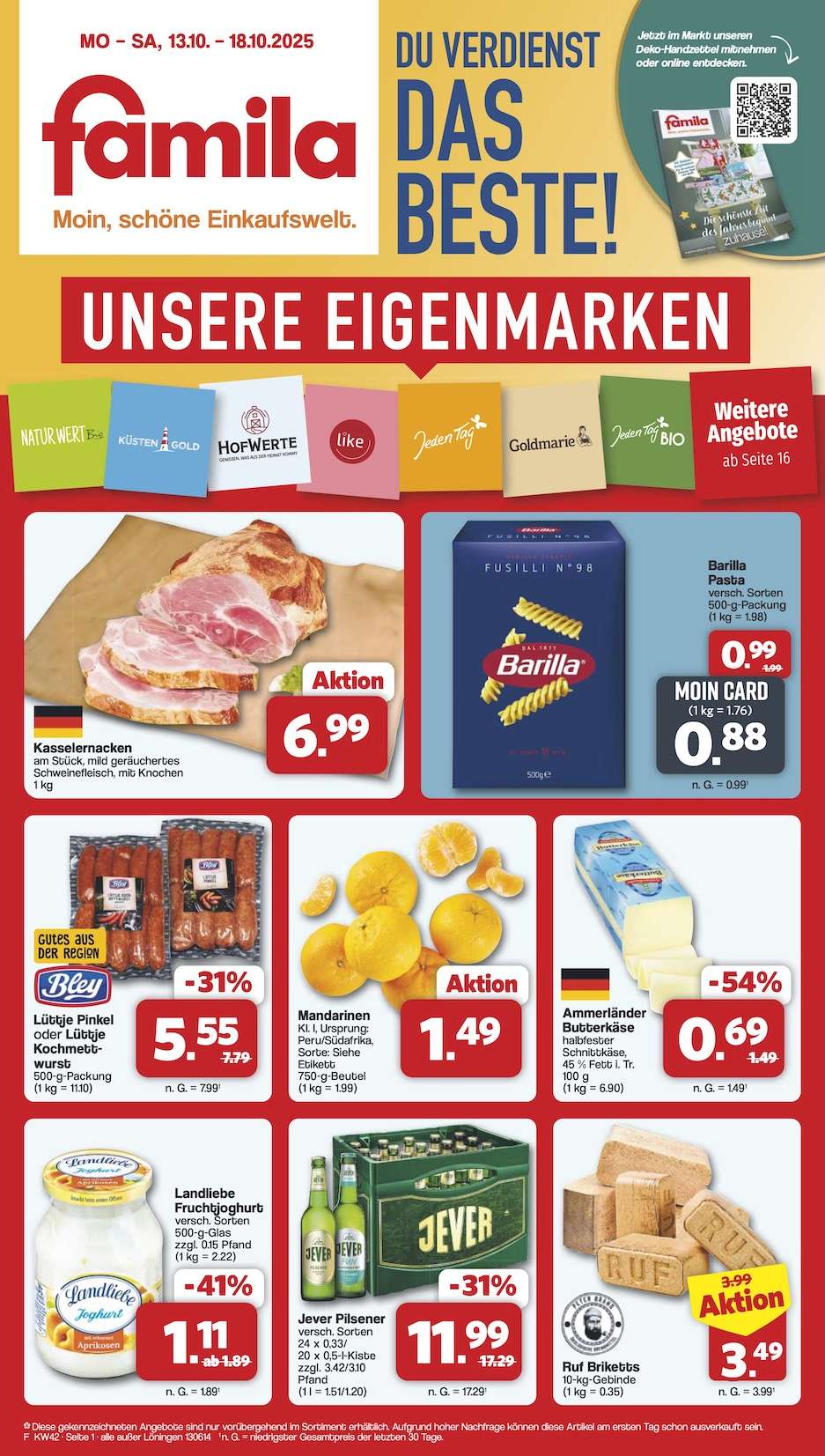 Famila Aktueller Prospekt ab Montag Prospekt Vorschau