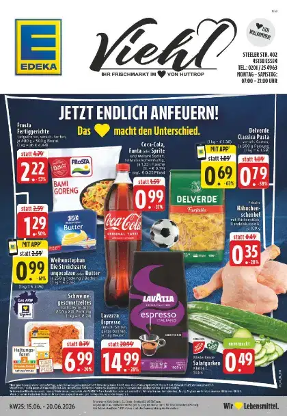 Edeka Prospekt ab Montag - Nordrhein - Westfalen Prospekt Vorschau
