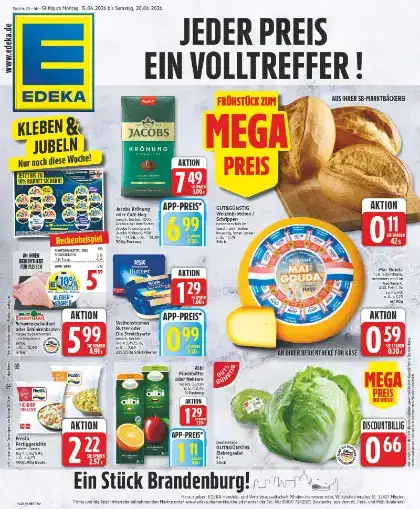 Edeka Prospekt ab Montag - Brandenburg Prospekt Vorschau