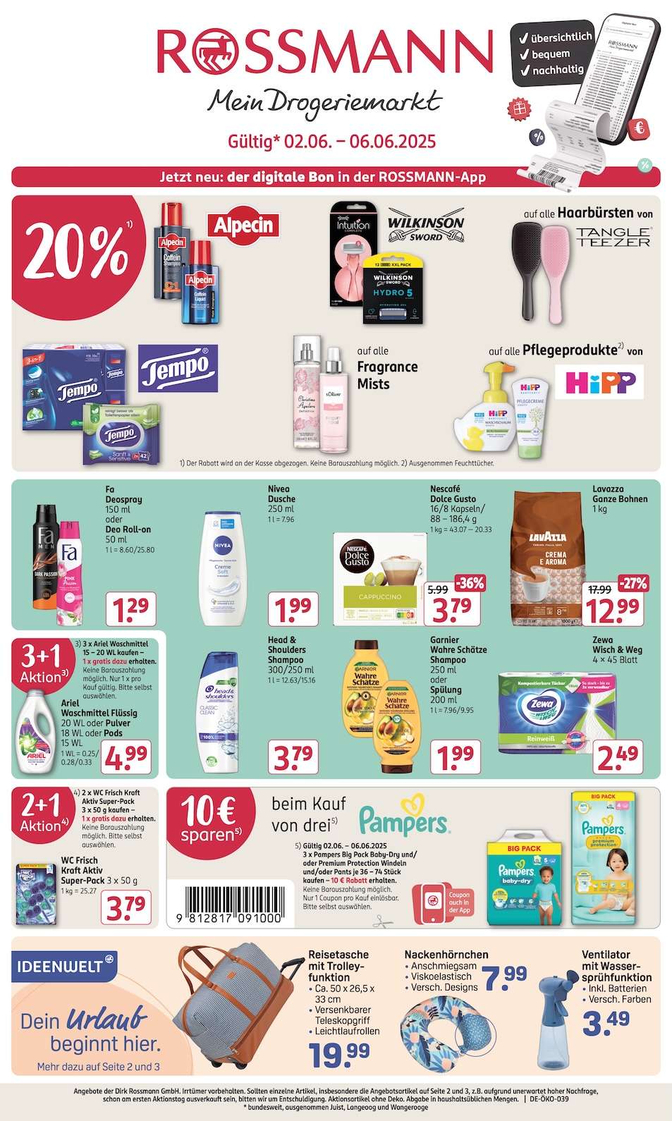 Rossmann Aktueller Prospekt ab Montag Prospekt Vorschau