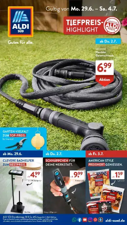 Aldi Aldi Süd Prospekt ab Montag Prospekt Vorschau